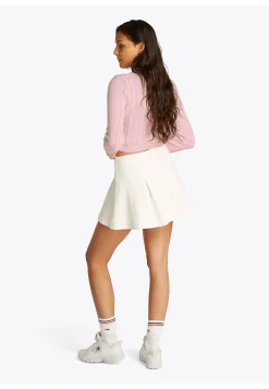 Damen Strickpullover TJW CABLE SCRIPT SWEATER EXT