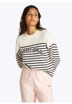 Damen Strickpullover TJW STRIPE VARSITY SWEATER