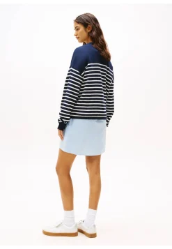 Damen Strickpullover TJW STRIPE VARSITY SWEATER
