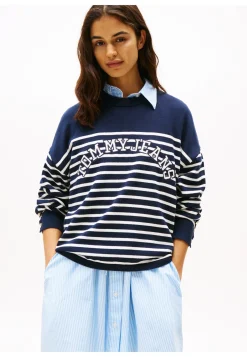 Damen Strickpullover TJW STRIPE VARSITY SWEATER