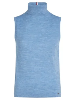 Damen Stricktop aus Merinowolle Slim Fit