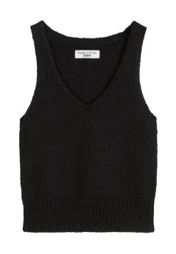 Damen Stricktop aus Slub-Garn