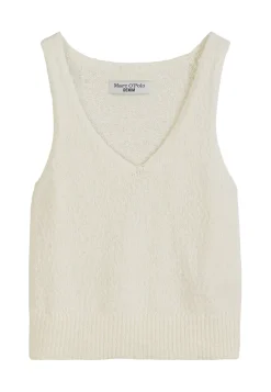 Damen Stricktop aus Slub-Garn