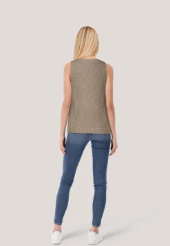 Damen Stricktop mit Baumwolle