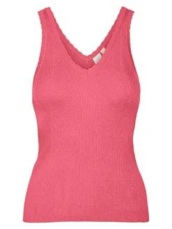 Damen Stricktop YASBALSI STRAP KNIT TOP Slim Fit