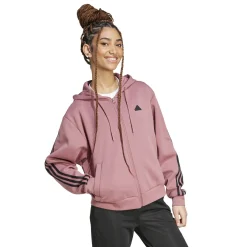Damen Sweatjacke mit Kapuze FUTURE ICONS 3-STREIFEN
