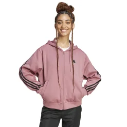Damen Sweatjacke mit Kapuze FUTURE ICONS 3-STREIFEN