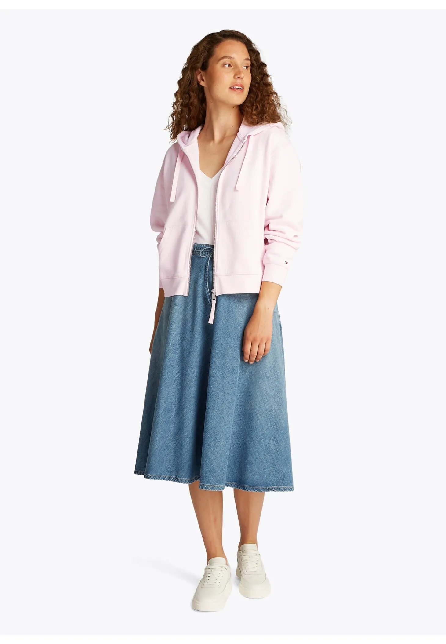 Damen Sweatjacke mit Kapuze Regular Fit