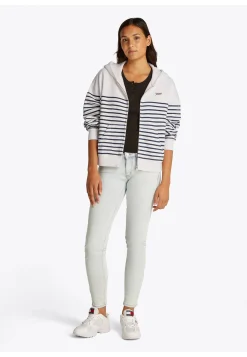 Damen Sweatjacke TJW BXY SCRIPT LOGO ZIP THRU