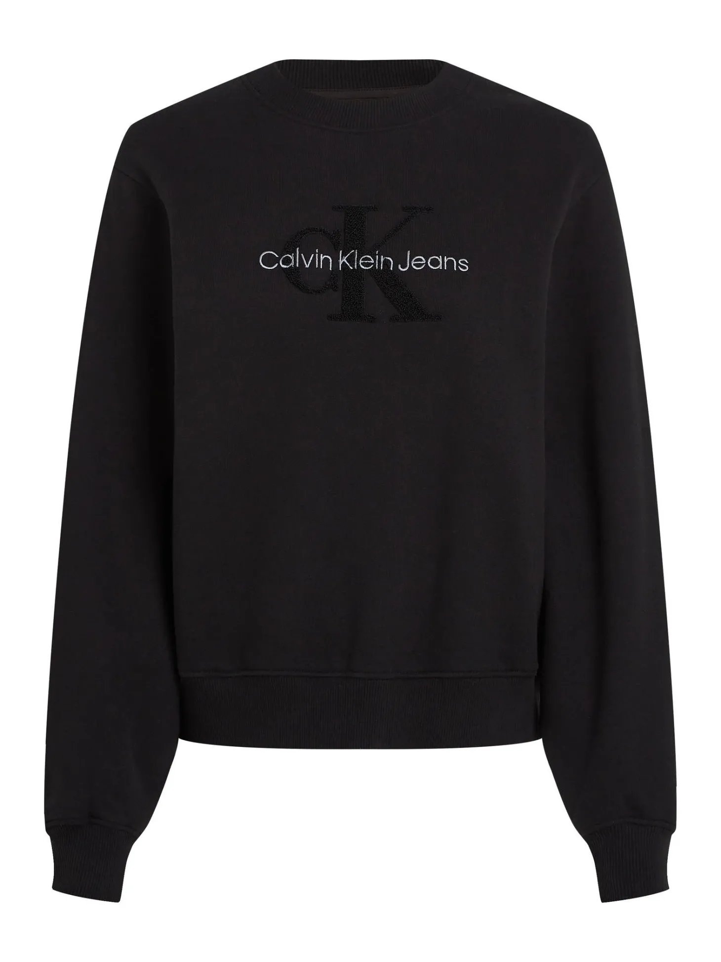 Damen Sweatshirt CHENILLE MONOLOGO Relaxed Fit