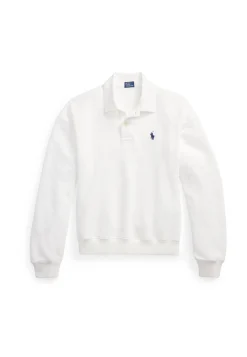 Damen Sweatshirt mit Polokragen