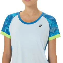 Damen Tennisshirt COURT GRAPHIC SHORT SLEEVE TOP