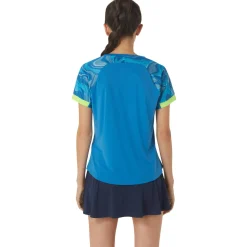 Damen Tennisshirt COURT GRAPHIC SHORT SLEEVE TOP