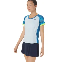Damen Tennisshirt COURT GRAPHIC SHORT SLEEVE TOP