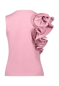 Damen Top mit Rüsche