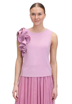 Damen Top mit Rüsche