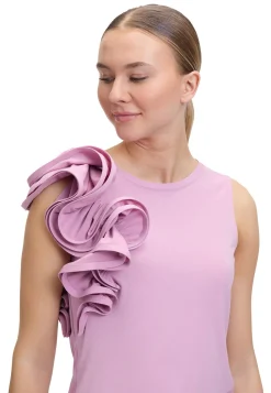 Damen Top mit Rüsche