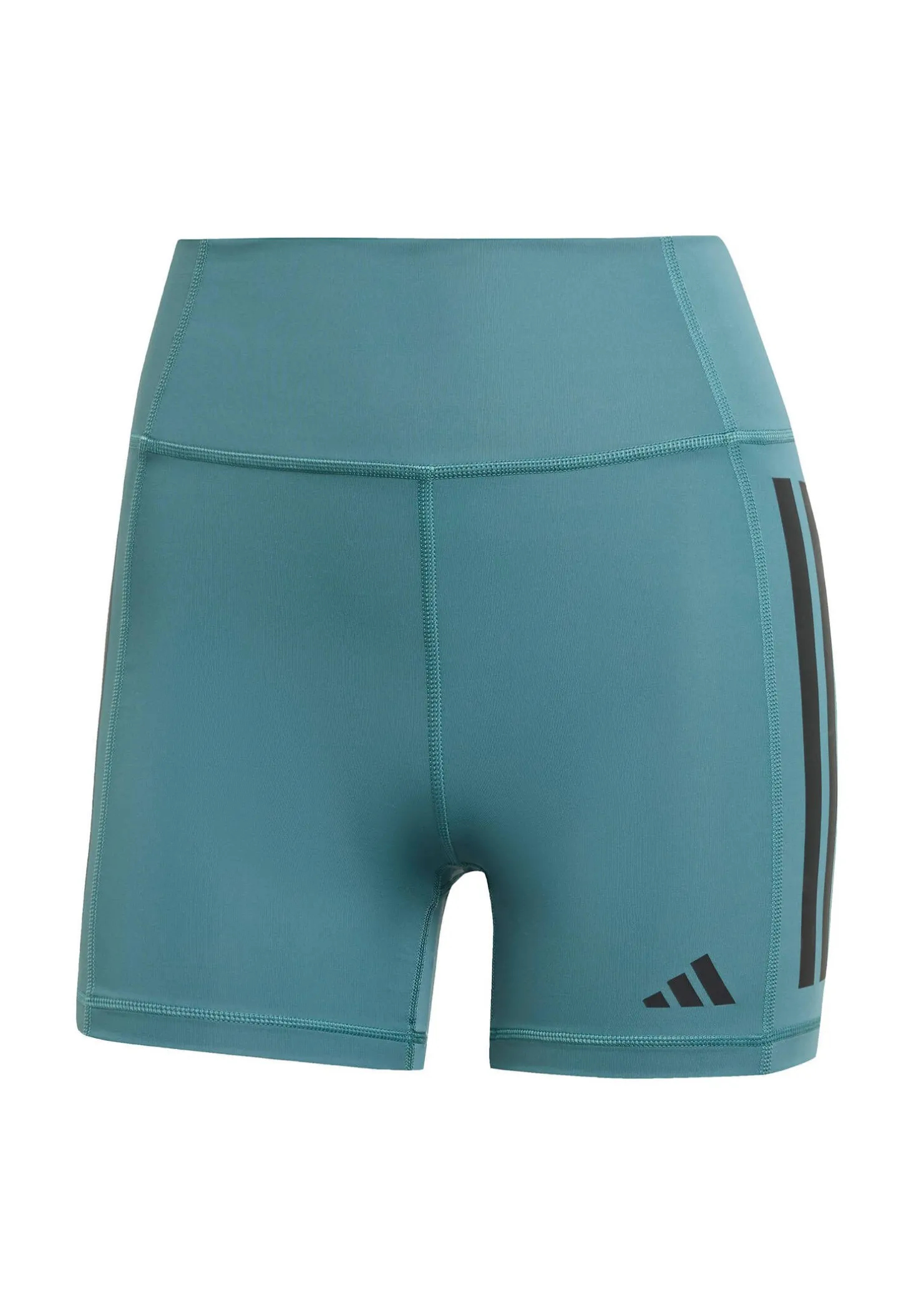 Damen Trainingsleggings 1/4 3-Streifen OPTIME SHORTS