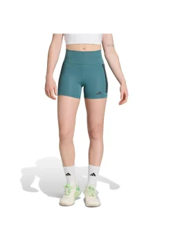 Damen Trainingsleggings 1/4 3-Streifen OPTIME SHORTS