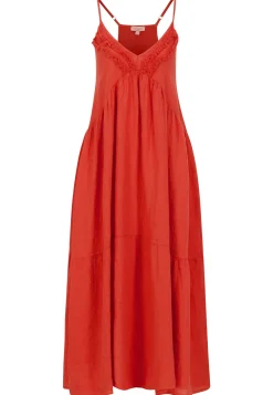 Damen Trägerkleid aus Leinen