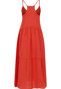 Damen Trägerkleid aus Leinen