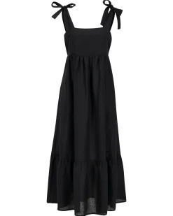 Damen Trägerkleid aus Leinen