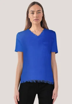 Damen T-Shirt aus Leinen und Baumwolle