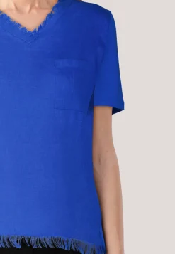 Damen T-Shirt aus Leinen und Baumwolle