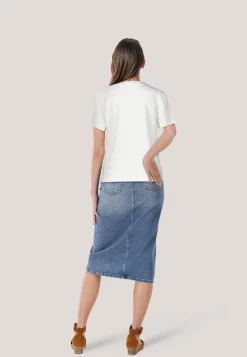 Damen T-Shirt aus Leinen und Baumwolle