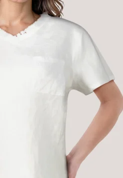 Damen T-Shirt aus Leinen und Baumwolle