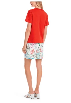 Damen T-Shirt aus Leinen und Baumwolle