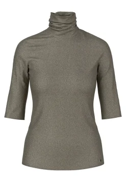 Damen T-Shirt aus schimmerndem Stoff