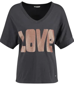 Damen T-Shirt LONELY V-NECK