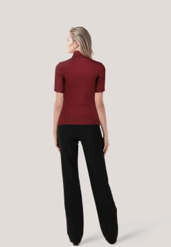 Damen T-Shirt mit Rollkragen