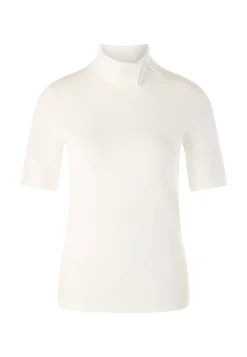 Damen T-Shirt mit Rollkragen