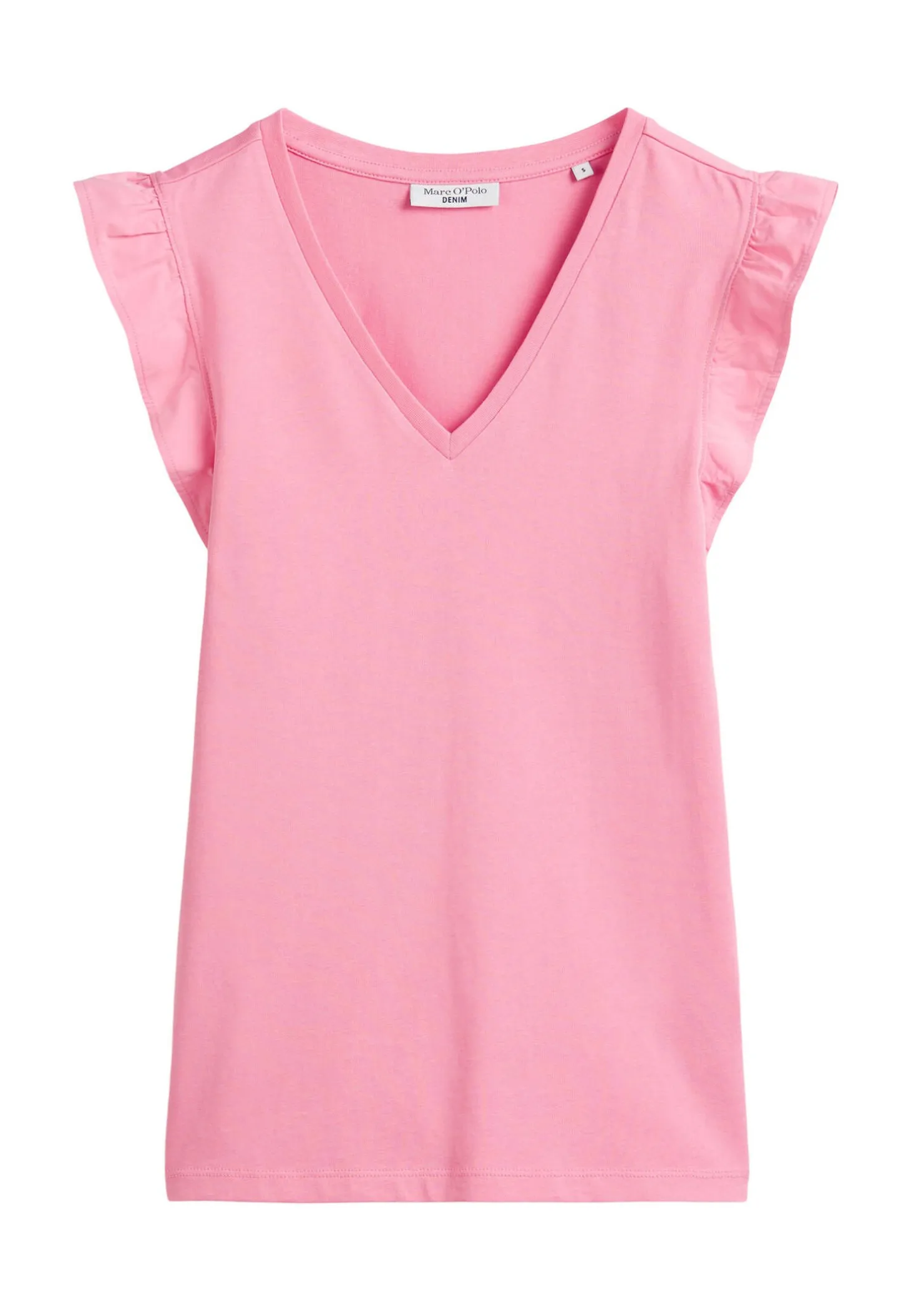 Damen T-Shirt mit Volantsärmel