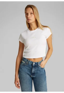 Damen T-Shirt MONOGRAM BABY TEE Cropped Fit