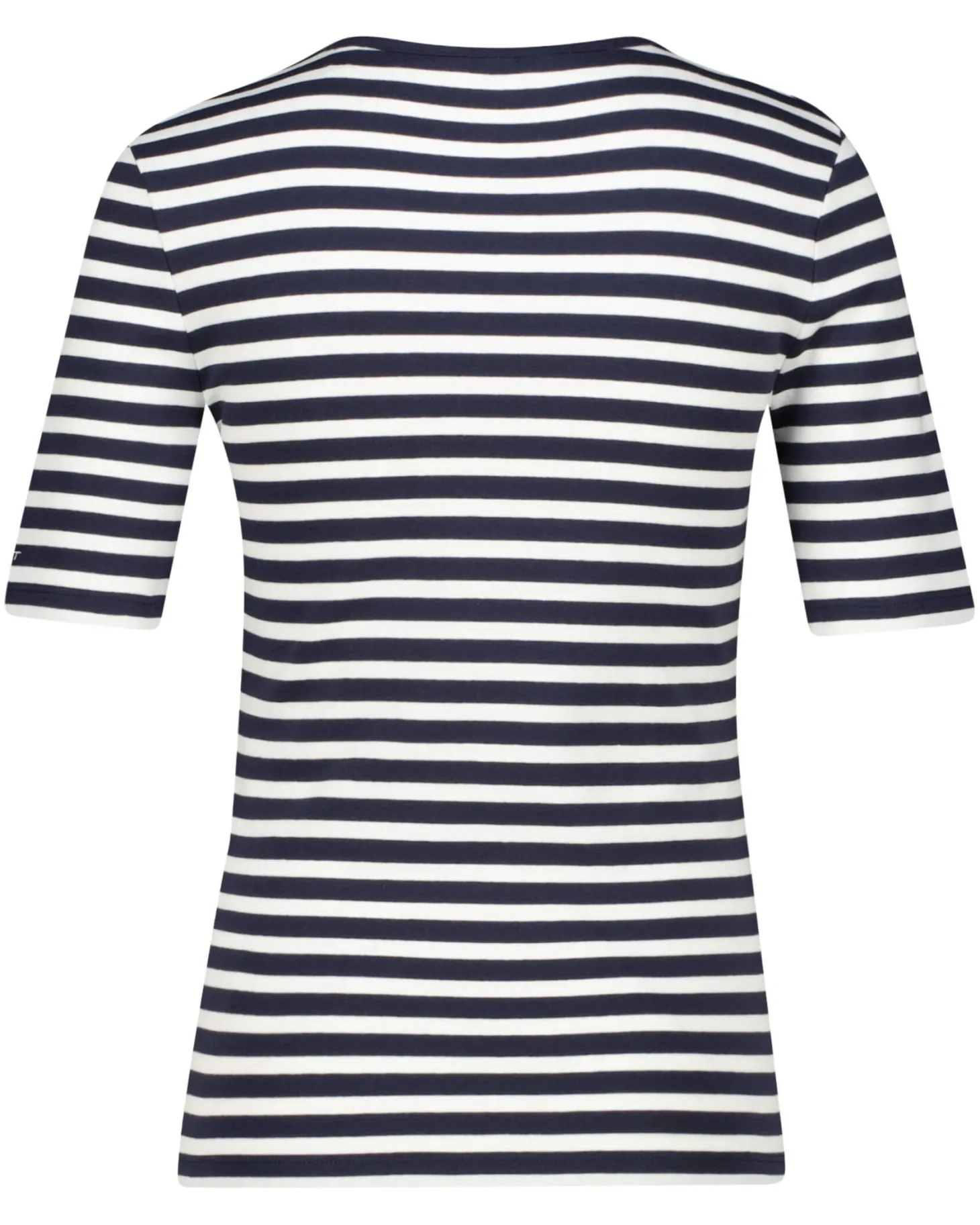 Damen T-Shirt SLIM STRIPED RIBBED Slim Fit