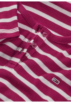 Damen T-Shirt TJW SLIM BUTTON RIB C-NECK Slim Fit