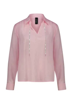 Damen Tunikabluse aus Ramie Relaxed Fit