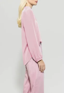 Damen Tunikabluse mit V-Ausschnitt