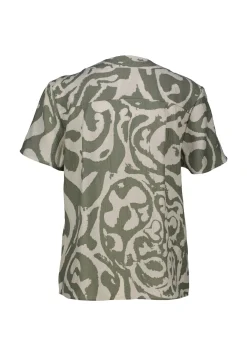 Damen Tunika-Bluse mit Viskose