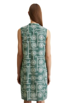 Damen Tunikakleid aus Bio-Baumwoll-Voile Loose Fit