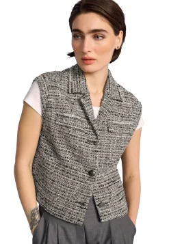 Damen Tweed Westen
