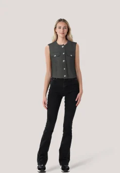 Damen Weste aus Boucle ANOUKARI-1 Regular Fit