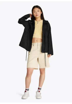 Damen Windjacke mit Kapuze Oversized Fit