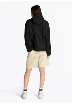 Damen Windjacke mit Kapuze Oversized Fit