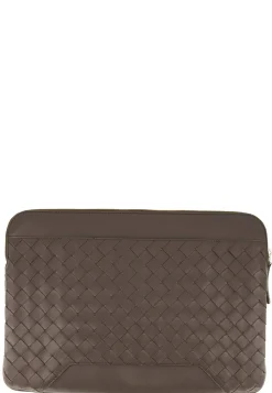 Dokumentenmappe aus Intrecciato-Leder