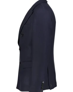 Herre Sakko aus Wolle L-HESTON-DB-242 Slim Fit