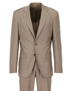 Herren Anzug aus Schurwolle L-HARVERS-2PCS Slim Fit